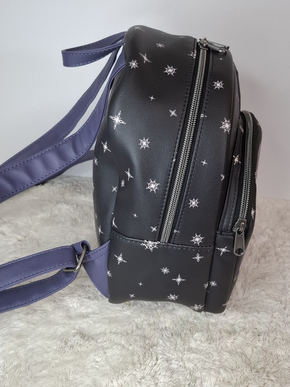 Black Mini Backpack - Picture 4 of 10